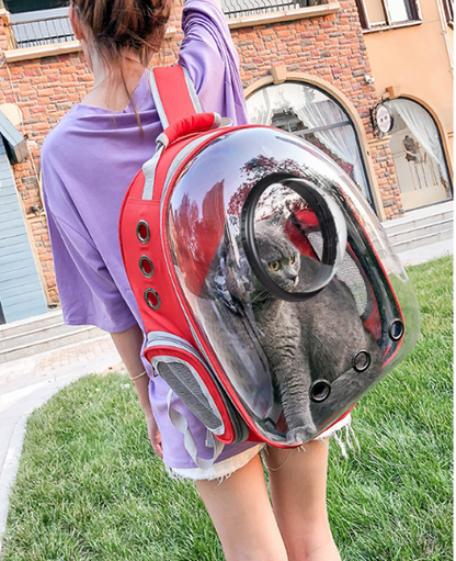 Pet Manufacturer Transparent Space Capsule Pet Backpack Carrier