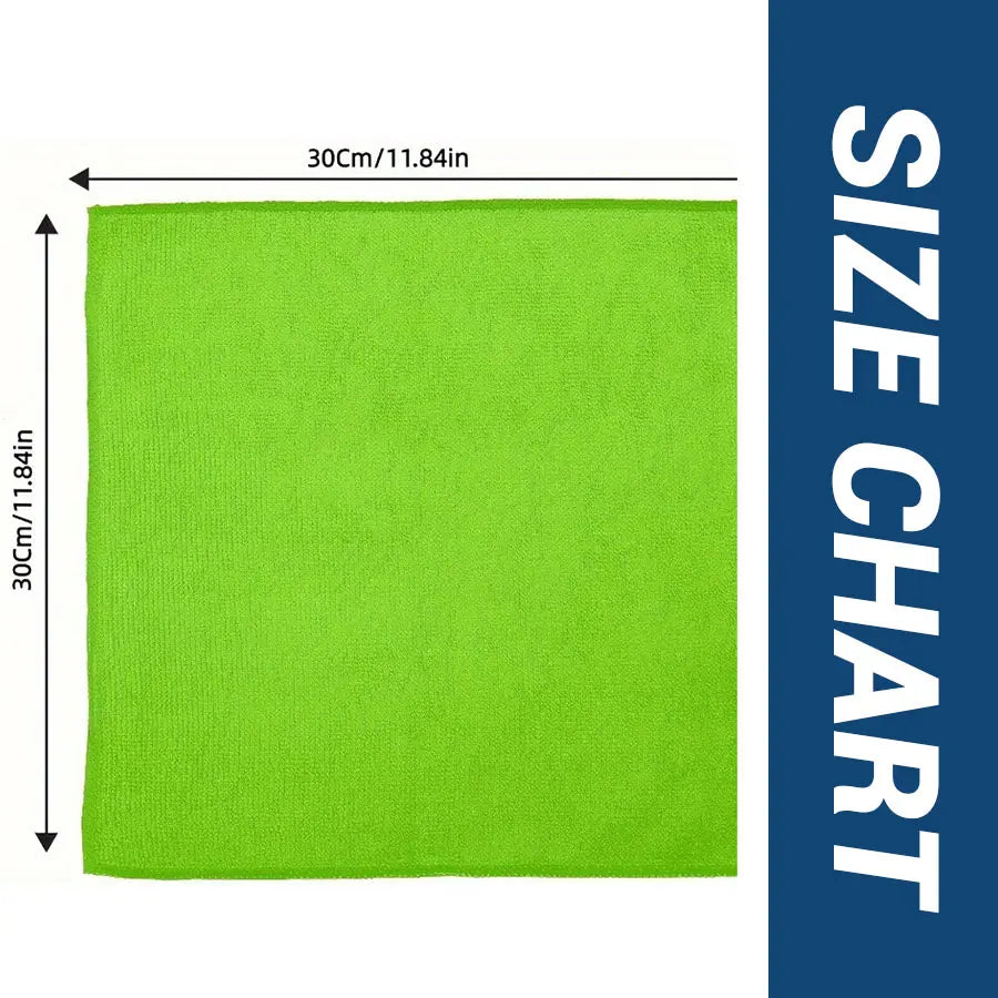 10 Pack Multicolor Microfiber Dish Cloths, Thick Lint Free Super Absorbent Non-Greasy Kitchen Cleaning Towels