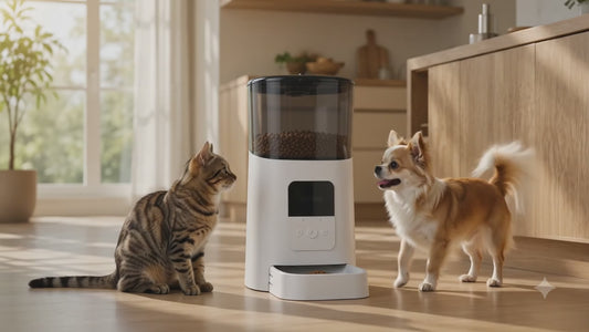 6L Smart Automatic Pet Feeder - WiFi Enabled Food Dispenser with App Control & Timed Portion Control for Cats and Small Dogs